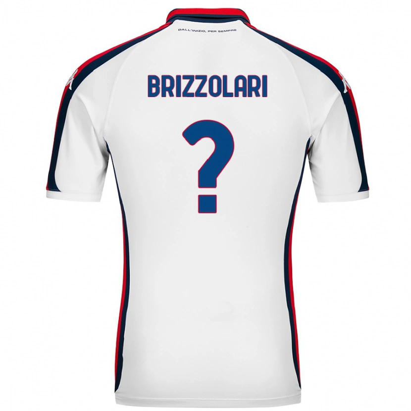 Danxen Kid Mattia Brizzolari #0 White Away Jersey 2024/25 T-Shirt