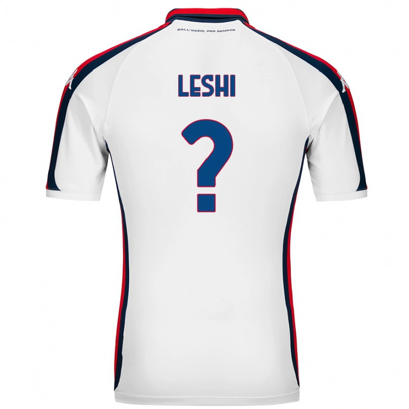 Danxen Kid Arber Leshi #0 White Away Jersey 2024/25 T-Shirt