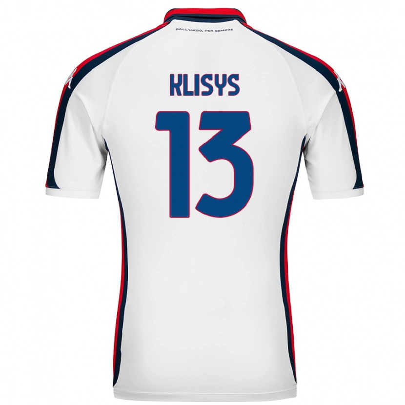 Danxen Kid Lukas Klisys #13 White Away Jersey 2024/25 T-Shirt