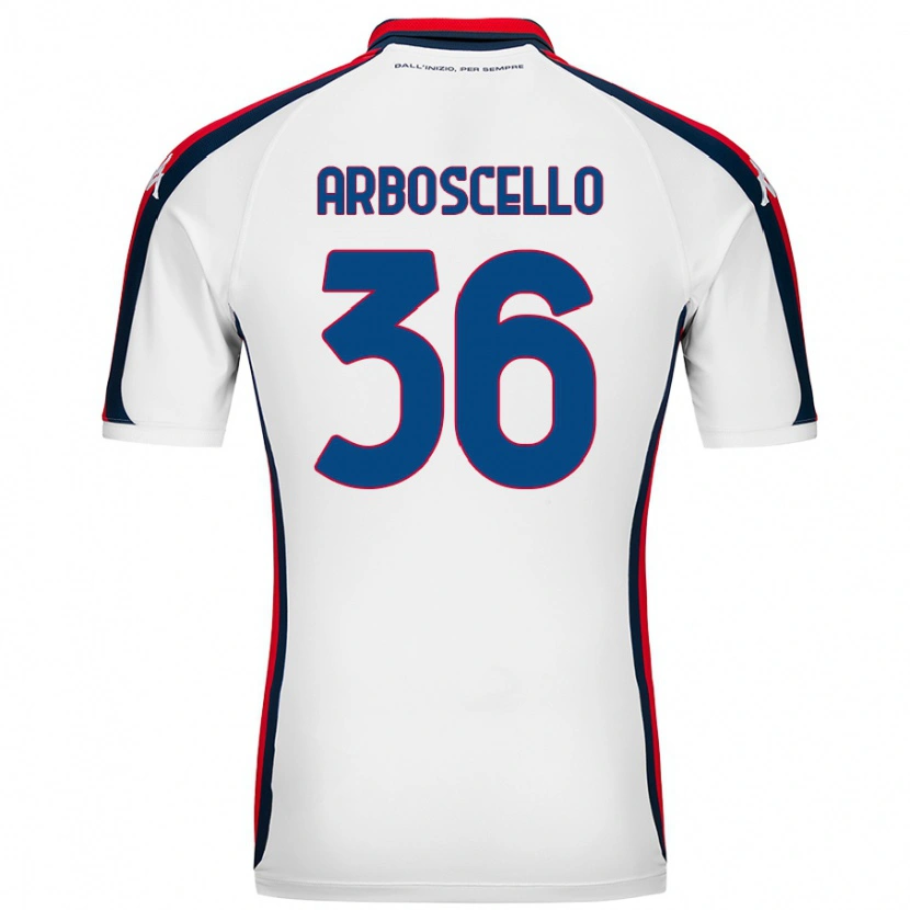 Danxen Kid Riccardo Arboscello #36 White Away Jersey 2024/25 T-Shirt
