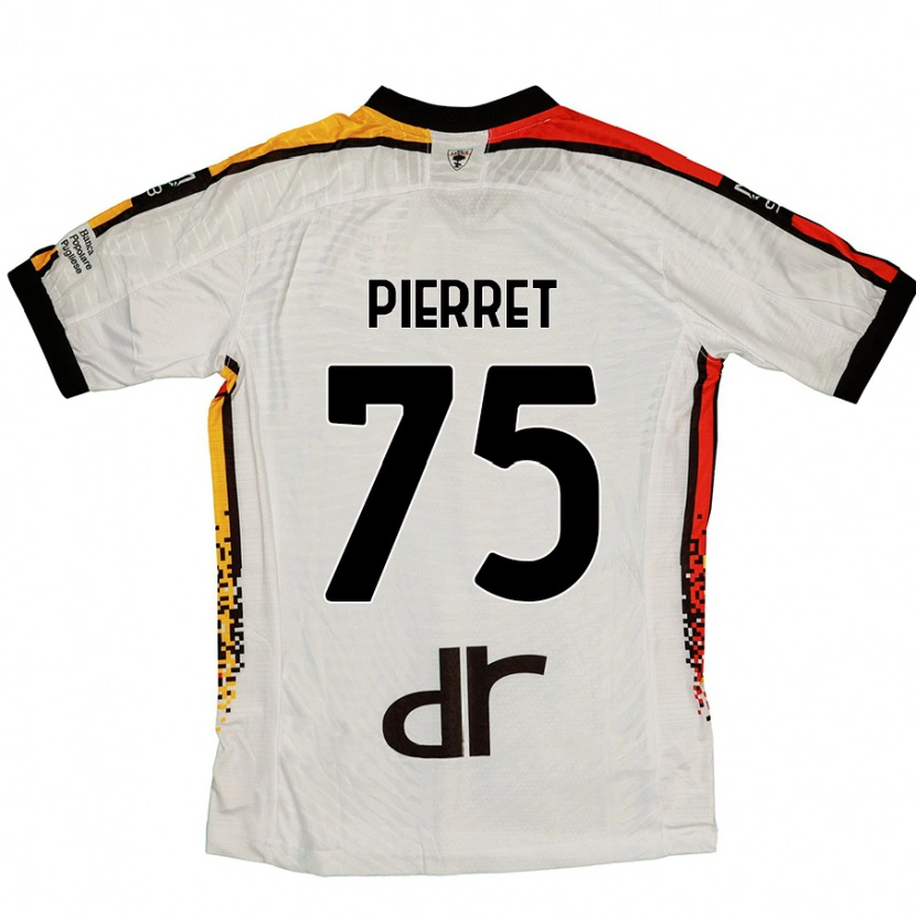 Danxen Kid Balthazar Pierret #75 White Black Away Jersey 2024/25 T-Shirt