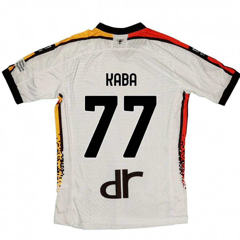 Danxen Kid Mohamed Kaba #77 White Black Away Jersey 2024/25 T-Shirt