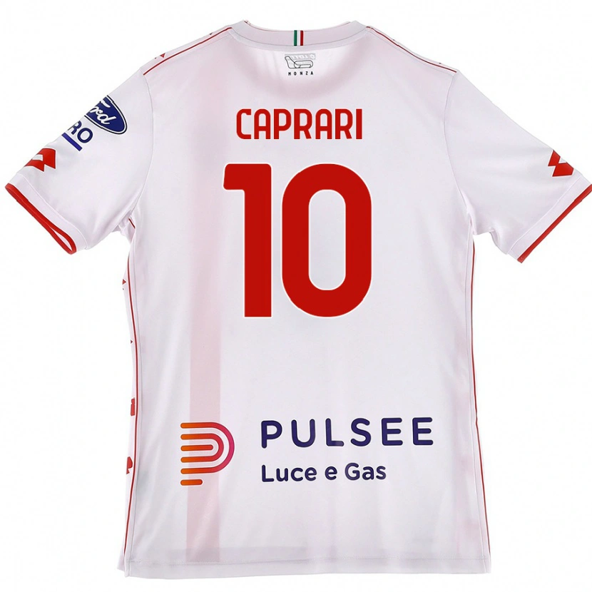 Danxen Kid Gianluca Caprari #10 White Red Away Jersey 2024/25 T-Shirt