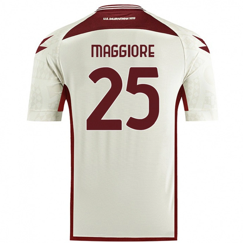 Danxen Kid Giulio Maggiore #25 Cream Color Away Jersey 2024/25 T-Shirt