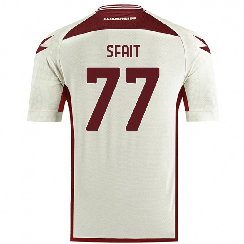 Danxen Kid Andres Sfait #77 Cream Color Away Jersey 2024/25 T-Shirt