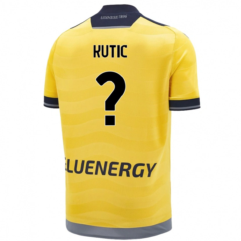 Danxen Kid Stefan Kutic #0 Golden Away Jersey 2024/25 T-Shirt