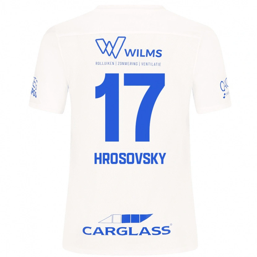 Danxen Kid Patrik Hrosovsky #17 White Away Jersey 2024/25 T-Shirt