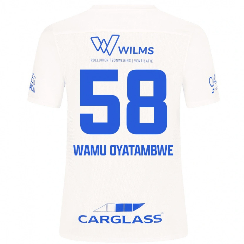 Danxen Kid Matthias Wamu Oyatambwe #58 White Away Jersey 2024/25 T-Shirt