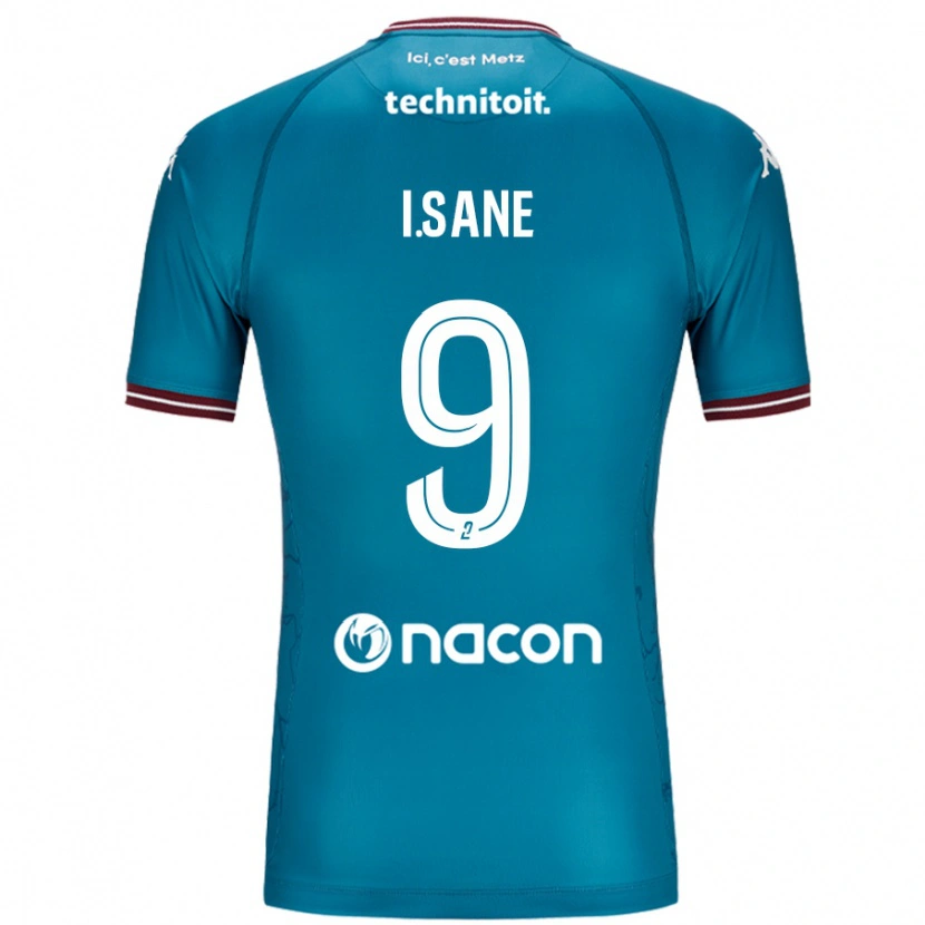 Danxen Kid Ibou Sané #9 Bleu Petrole Away Jersey 2024/25 T-Shirt