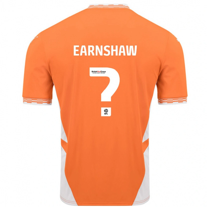 Danxen Men Alice Earnshaw #0 Orange White Home Jersey 2024/25 T-Shirt