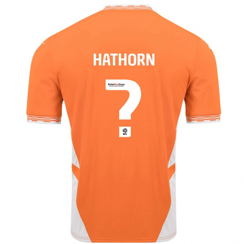Danxen Men Erin Hathorn #0 Orange White Home Jersey 2024/25 T-Shirt