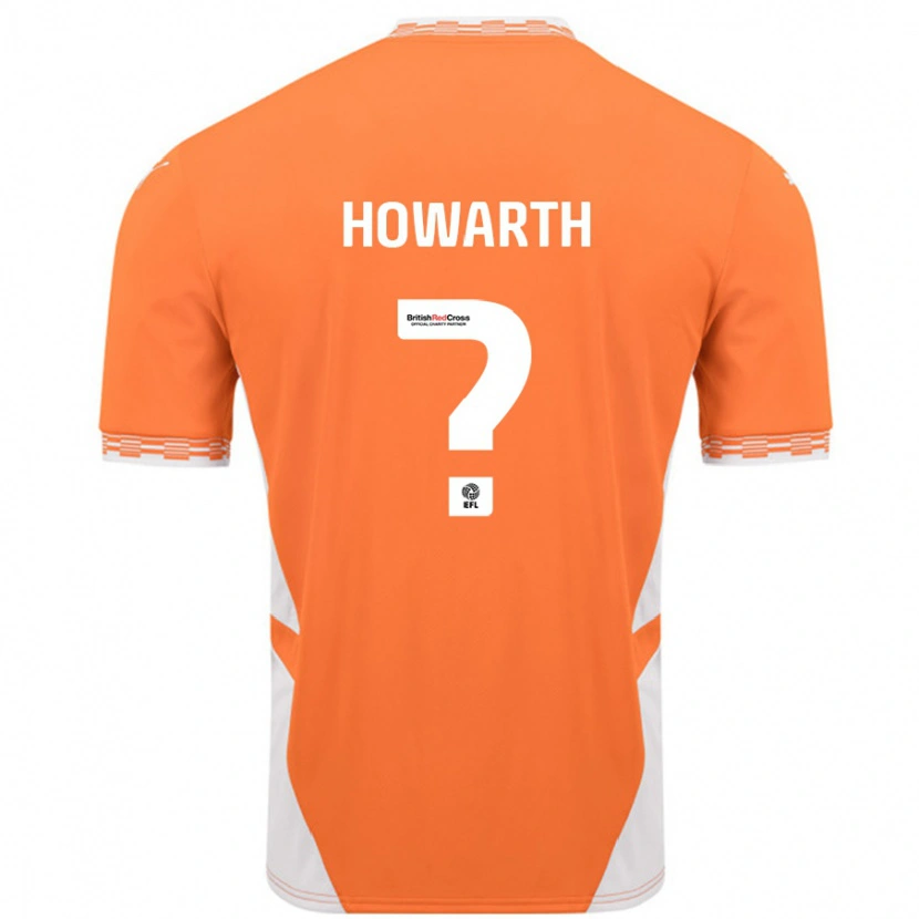 Danxen Men Chloe Howarth #0 Orange White Home Jersey 2024/25 T-Shirt