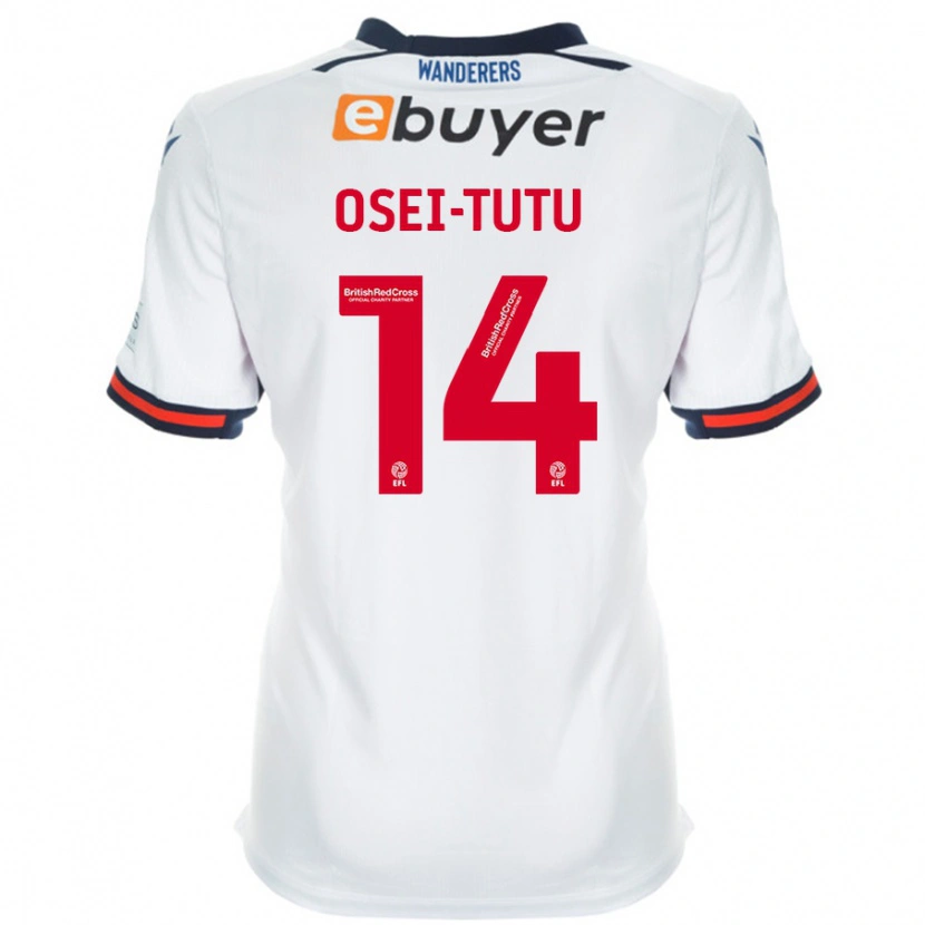 Danxen Men Jordi Osei-Tutu #14 White Home Jersey 2024/25 T-Shirt