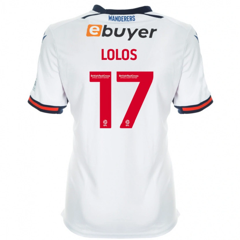 Danxen Men Klaidi Lolos #17 White Home Jersey 2024/25 T-Shirt