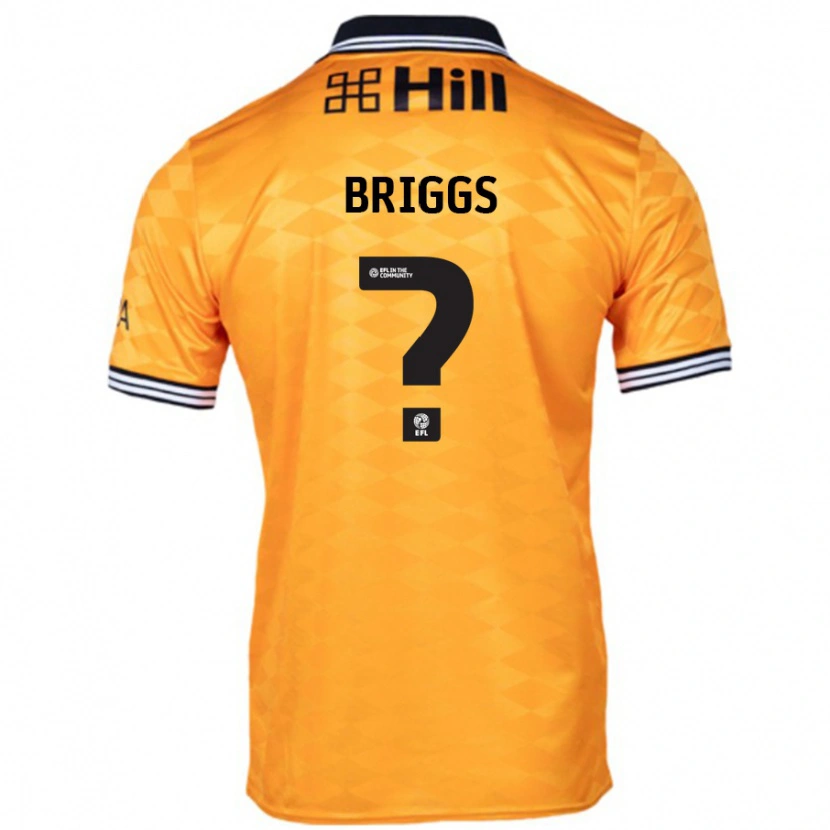 Danxen Men Jj Briggs #0 Orange Home Jersey 2024/25 T-Shirt