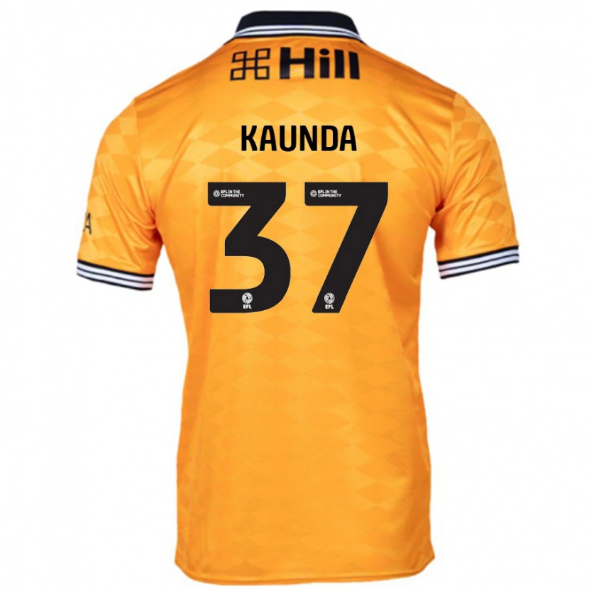 Danxen Men Amaru Kaunda #37 Orange Home Jersey 2024/25 T-Shirt