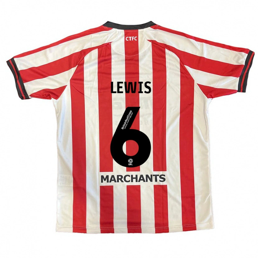 Danxen Men Megan Lewis #6 Red White Home Jersey 2024/25 T-Shirt