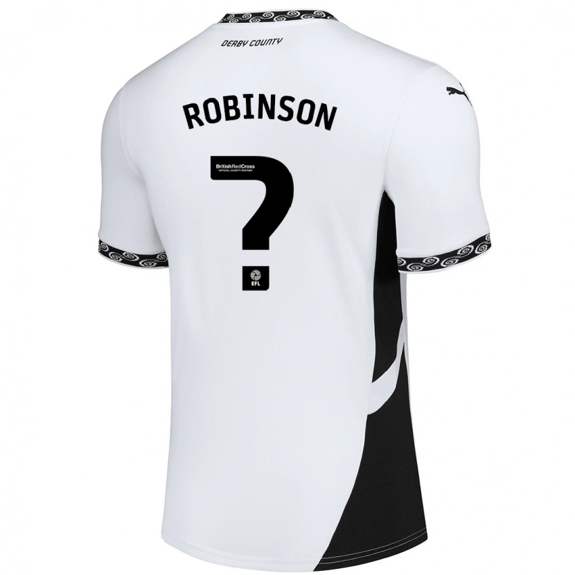 Danxen Men Keilen Robinson #0 White Black Home Jersey 2024/25 T-Shirt