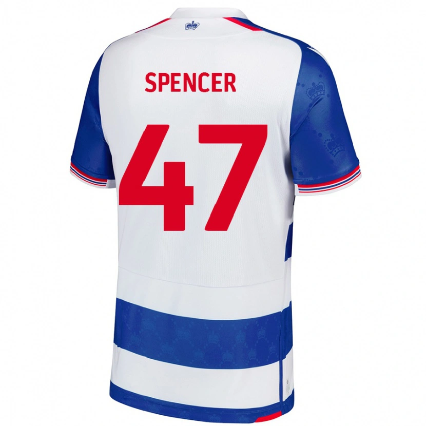 Danxen Men Shay Spencer #47 Blue White Home Jersey 2024/25 T-Shirt