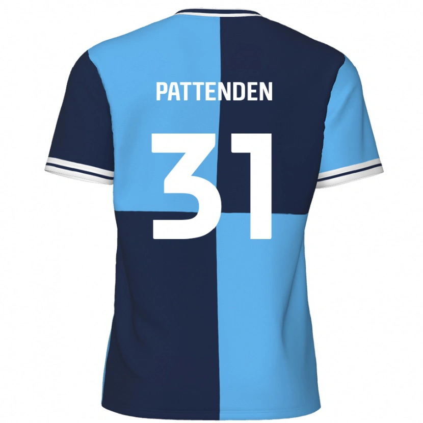 Danxen Men Jasper Pattenden #31 Sky Blue Dark Blue Home Jersey 2024/25 T-Shirt