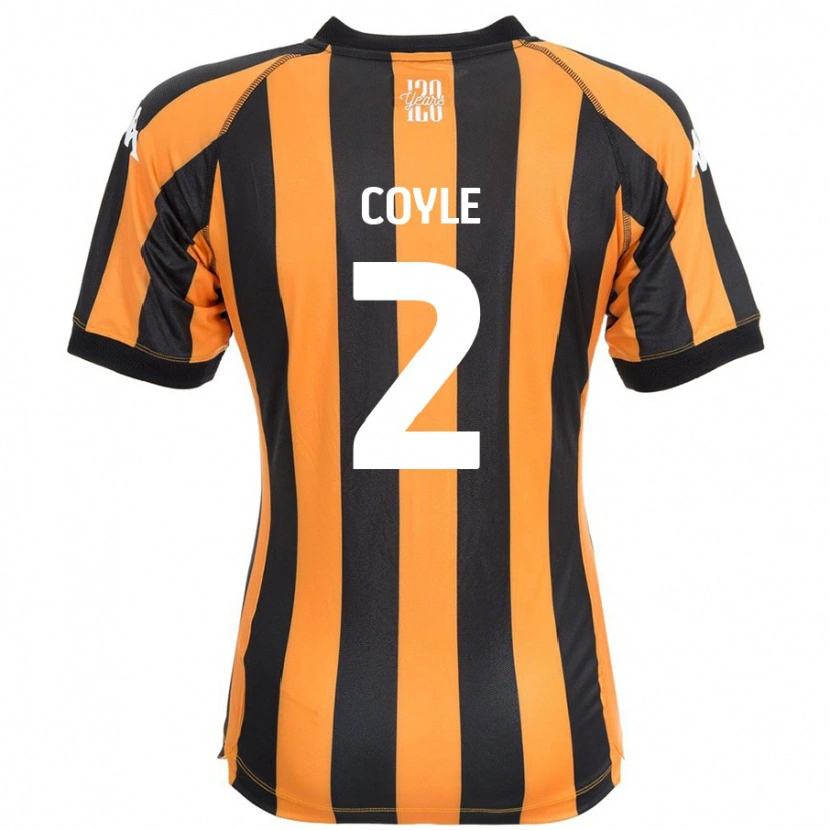 Danxen Men Lewie Coyle #2 Black Amber Home Jersey 2024/25 T-Shirt