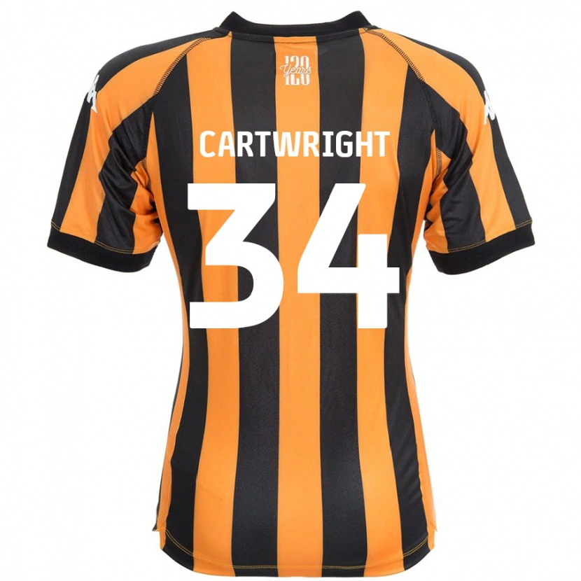 Danxen Men Harvey Cartwright #34 Black Amber Home Jersey 2024/25 T-Shirt