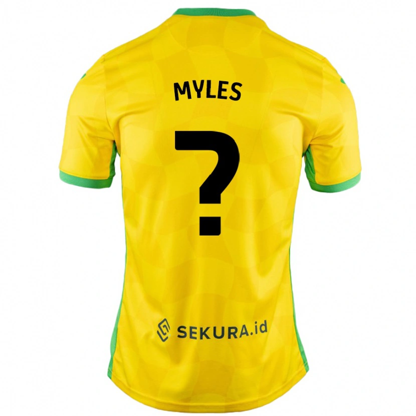 Danxen Men Elliot Myles #0 Yellow Green Home Jersey 2024/25 T-Shirt