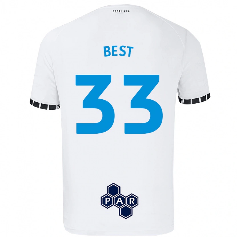 Danxen Men Kian Best #33 White Home Jersey 2024/25 T-Shirt