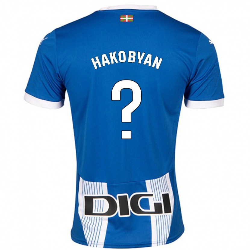 Danxen Men Andranik Hakobyan #0 Blue Home Jersey 2024/25 T-Shirt
