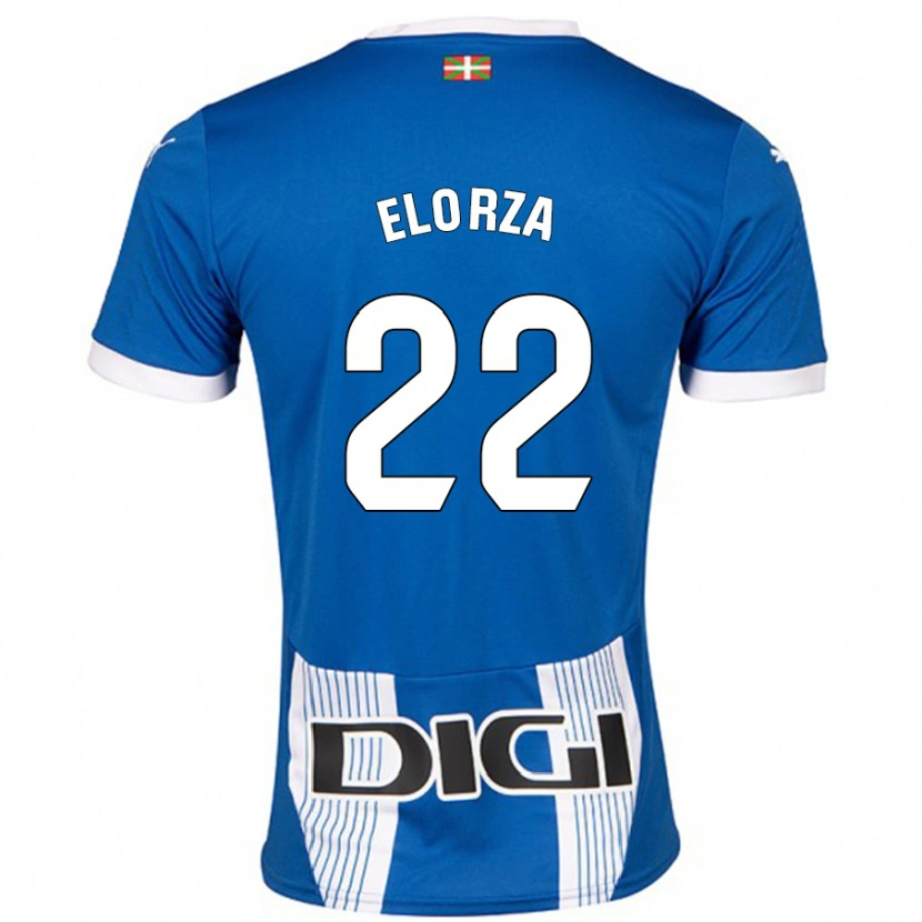 Danxen Men Sheila Elorza #22 Blue Home Jersey 2024/25 T-Shirt
