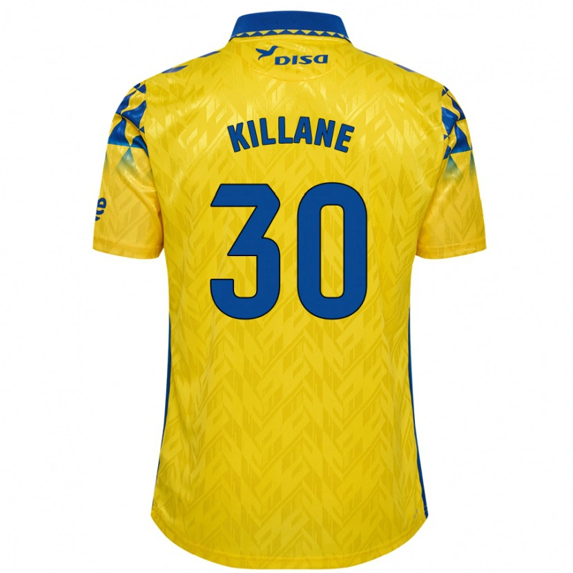 Danxen Men Álvaro Killane #30 Yellow Blue Home Jersey 2024/25 T-Shirt