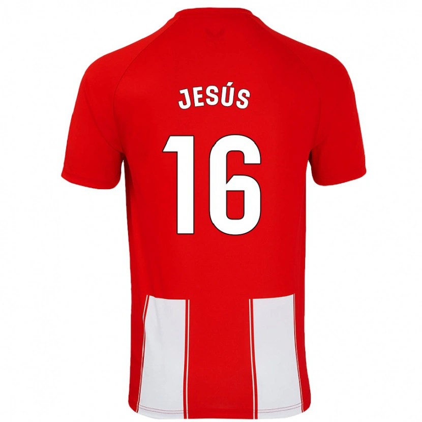 Danxen Men Antonio Jesús #16 Red White Home Jersey 2024/25 T-Shirt