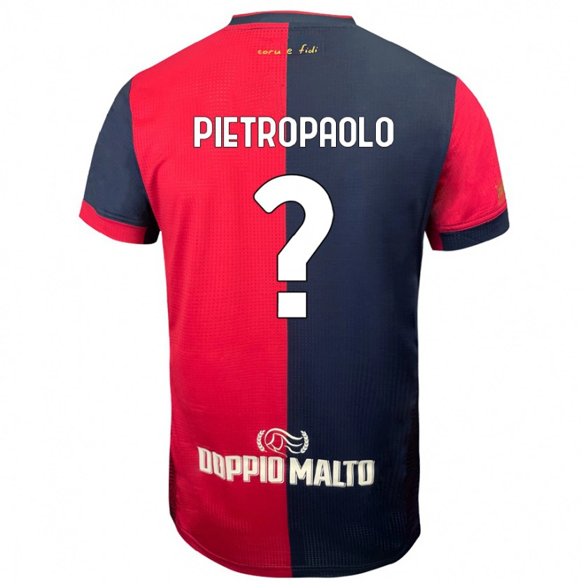 Danxen Men Mario Pietropaolo #0 Red Darker Blue Home Jersey 2024/25 T-Shirt
