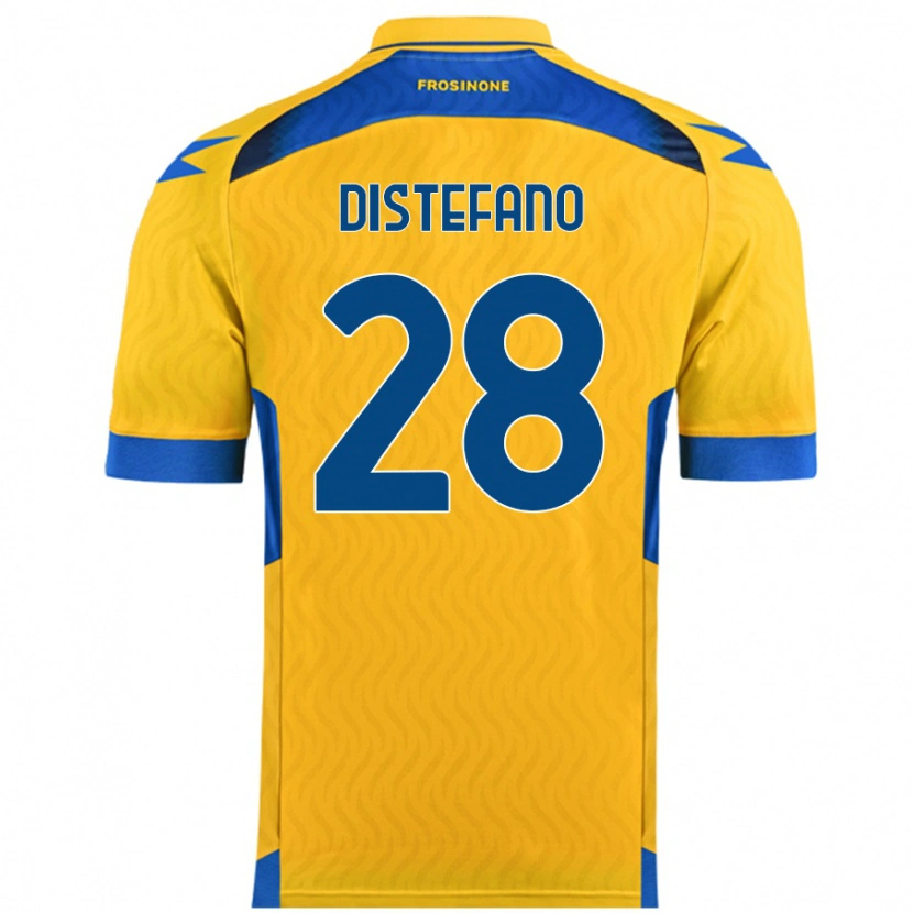 Danxen Men Filippo Distefano #28 Yellow Home Jersey 2024/25 T-Shirt