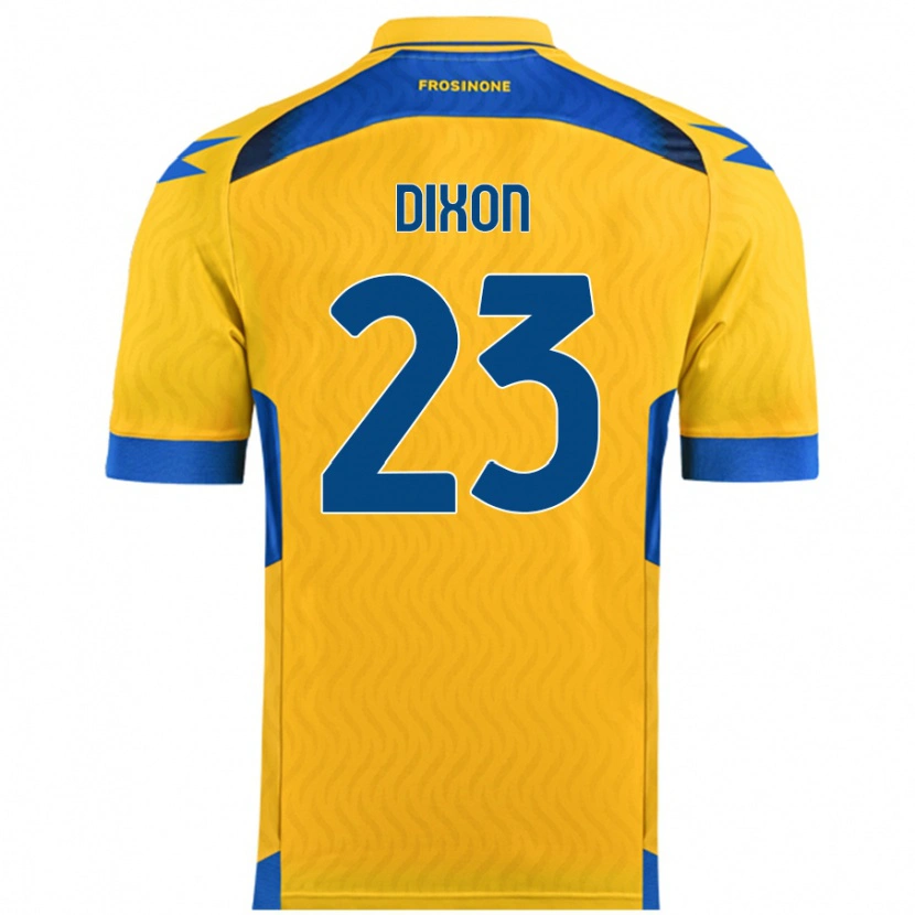 Danxen Men Damar Dixon #23 Yellow Home Jersey 2024/25 T-Shirt