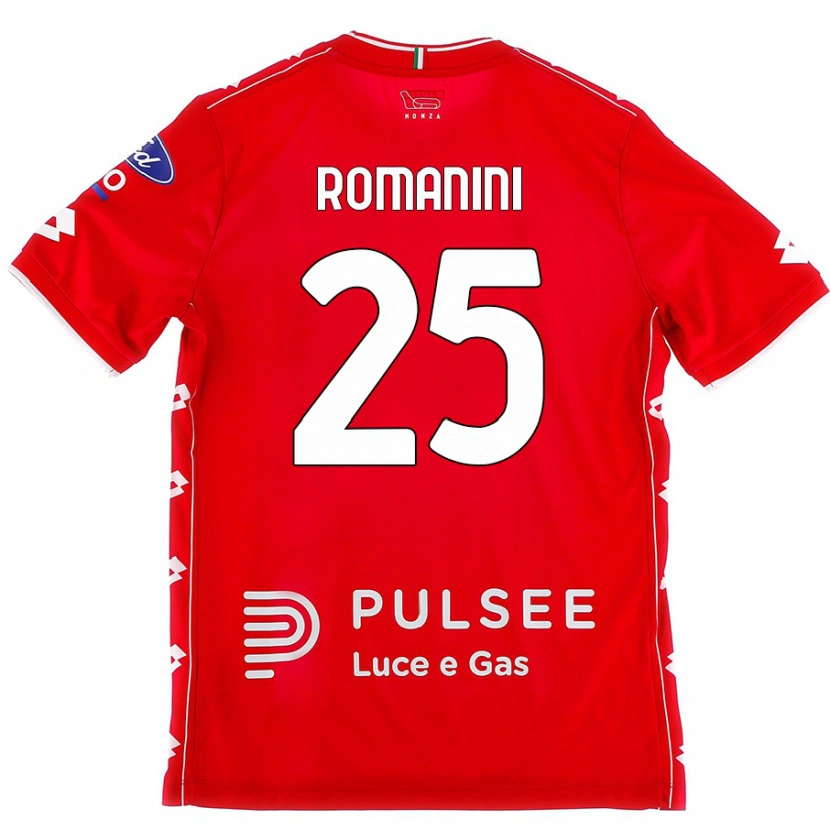 Danxen Men Andrea Romanini #25 Red White Home Jersey 2024/25 T-Shirt