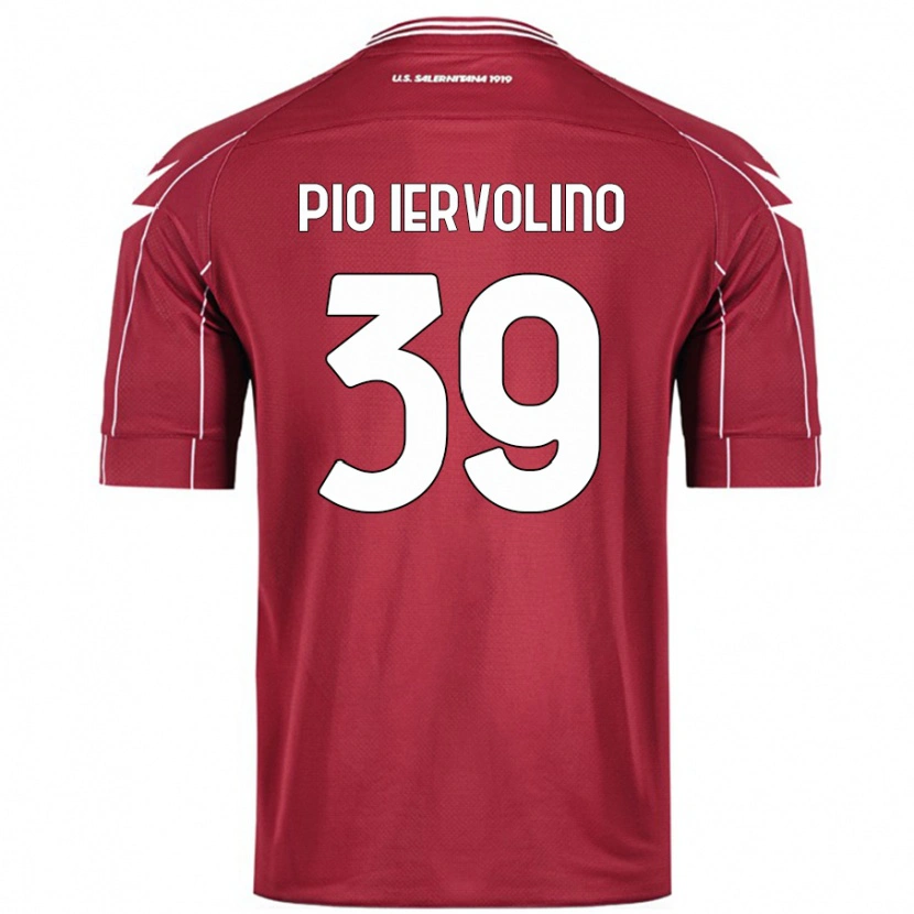 Danxen Men Antonio Pio Iervolino #39 Burgundy Home Jersey 2024/25 T-Shirt