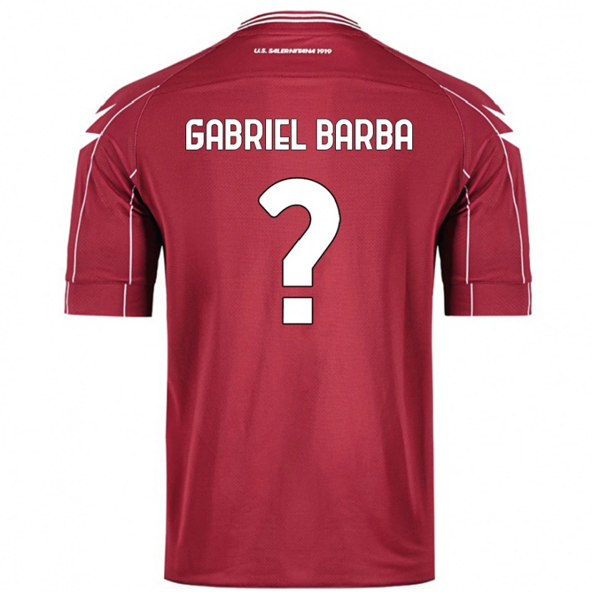 Danxen Men Luigi Gabriel Barba #0 Burgundy Home Jersey 2024/25 T-Shirt