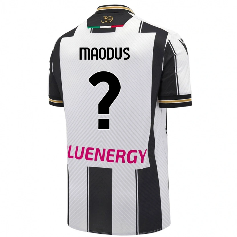 Danxen Men Aleksa Maodus #0 White Black Home Jersey 2024/25 T-Shirt