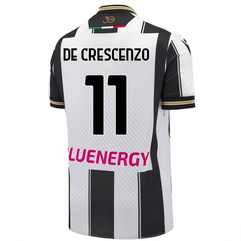 Danxen Men Marco De Crescenzo #11 White Black Home Jersey 2024/25 T-Shirt