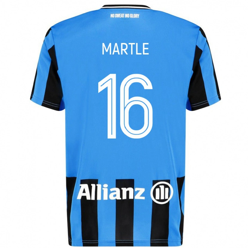 Danxen Men Margaux Martlé #16 Sky Blue Black Home Jersey 2024/25 T-Shirt