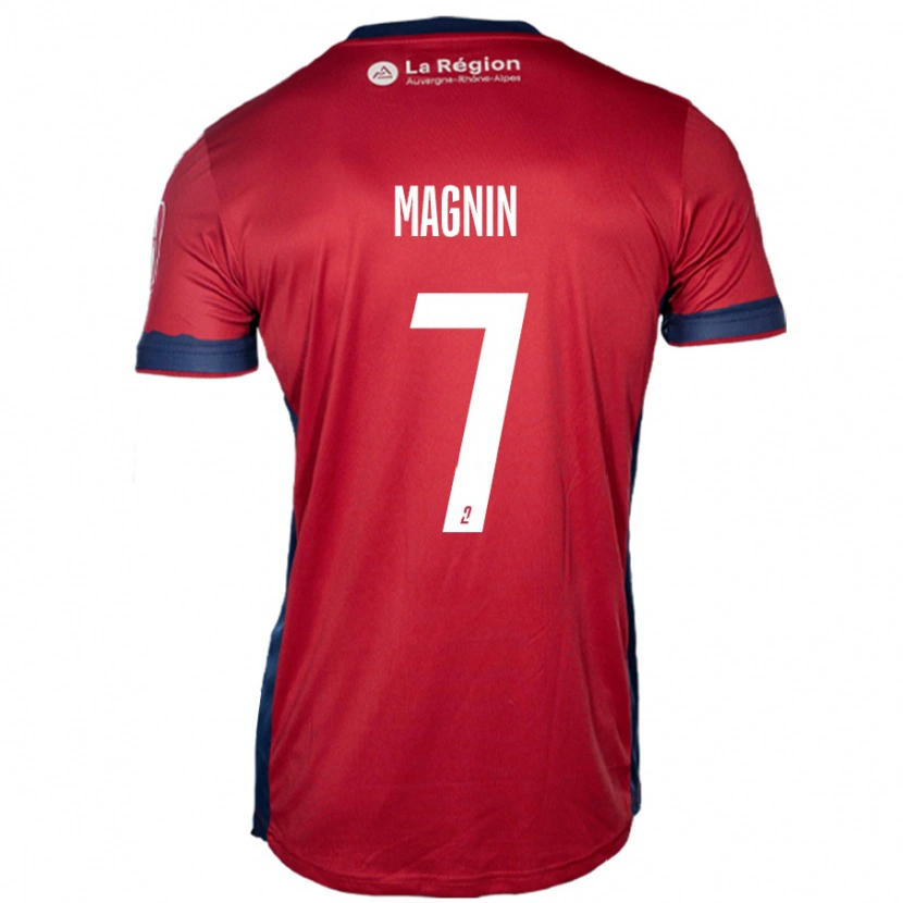 Danxen Men Yohann Magnin #7 Light Burgundy Home Jersey 2024/25 T-Shirt
