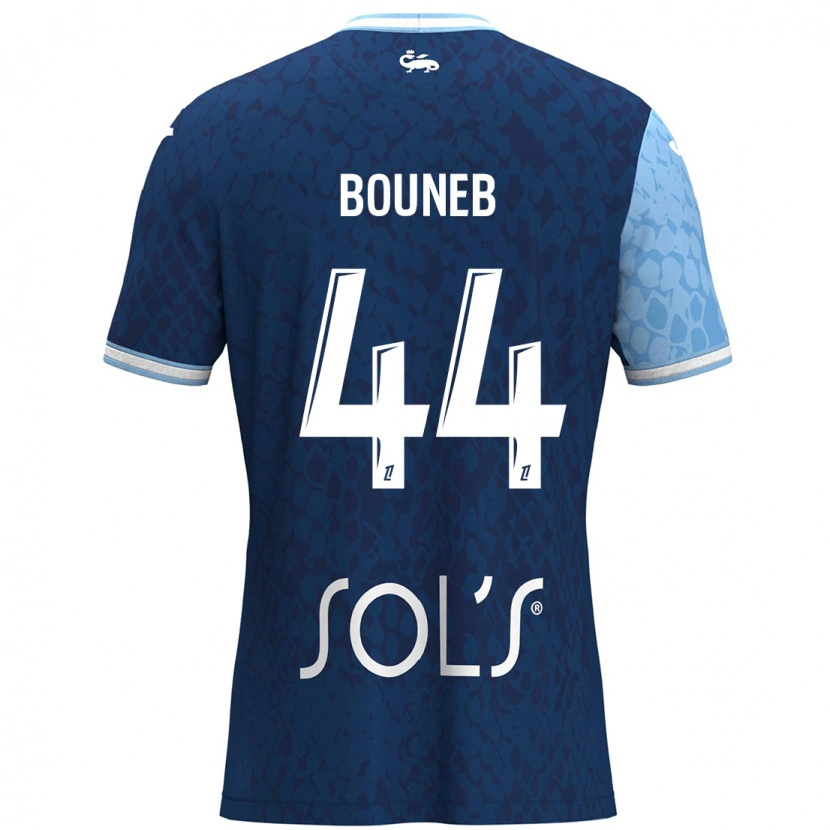 Danxen Men Ismaïl Bouneb #44 Sky Blue Dark Blue Home Jersey 2024/25 T-Shirt