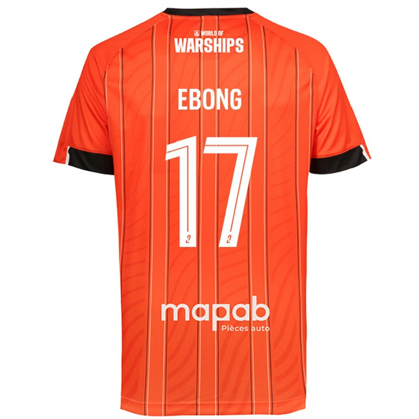Danxen Men Arthur Ebong #17 Orange Home Jersey 2024/25 T-Shirt