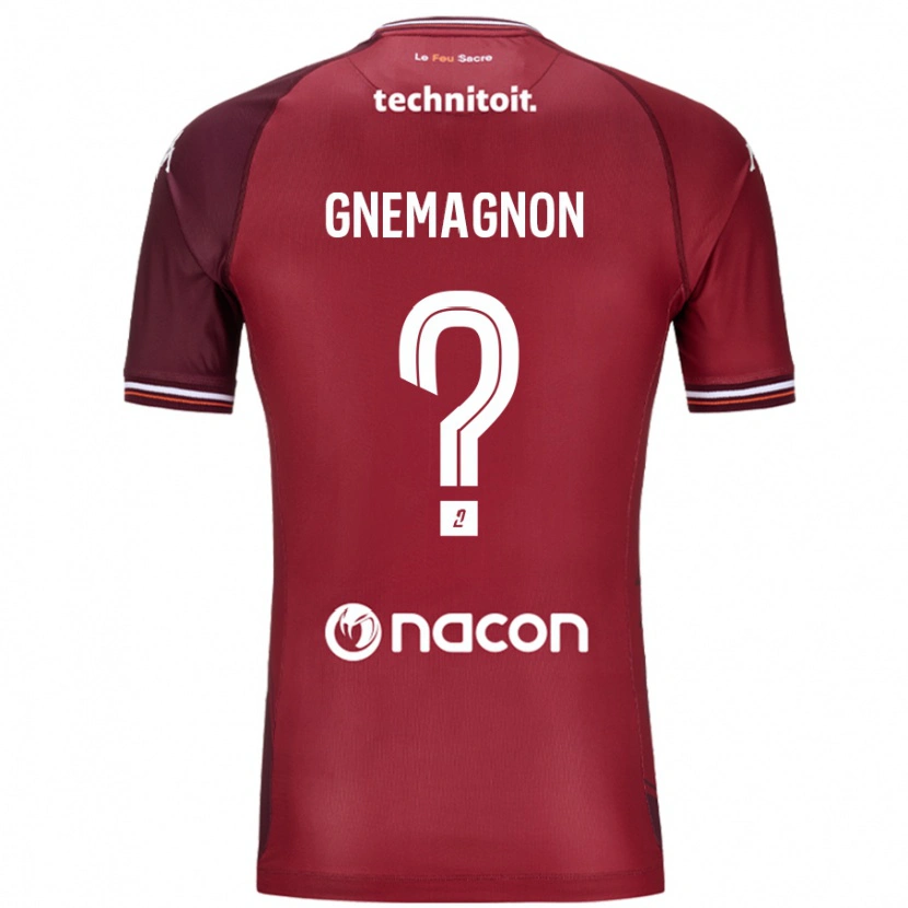Danxen Men Mahi Gnemagnon #0 Red Granata Home Jersey 2024/25 T-Shirt