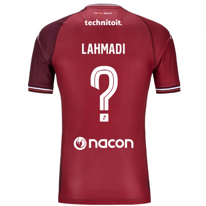 Danxen Men Mehdi Lahmadi #0 Red Granata Home Jersey 2024/25 T-Shirt