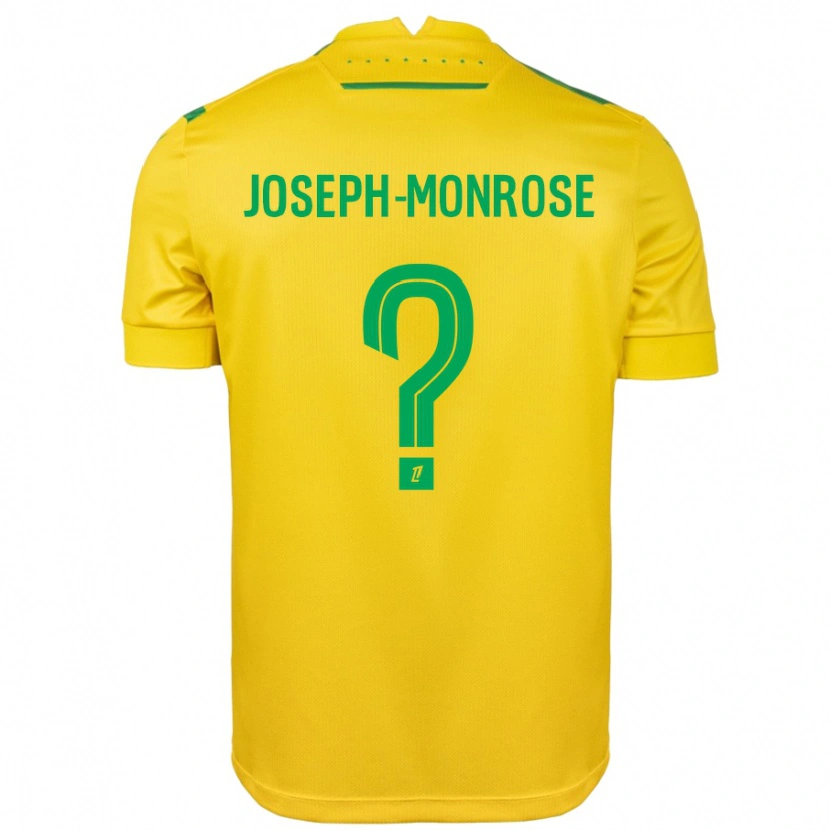 Danxen Men Florian Joseph-Monrose #0 Yellow Green Home Jersey 2024/25 T-Shirt