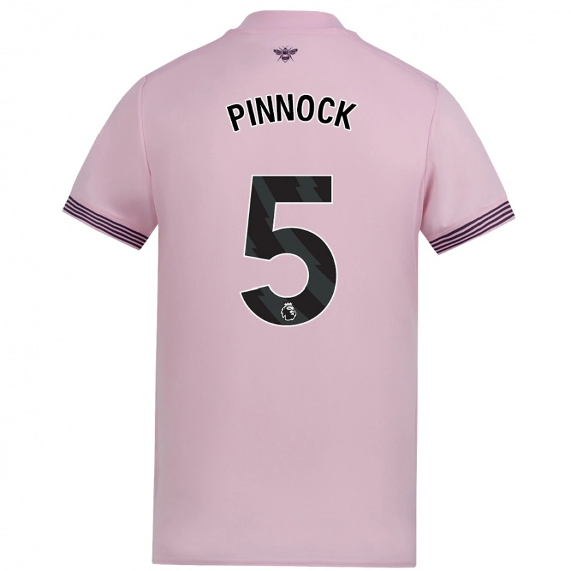 Danxen Men Ethan Pinnock #5 Pink Away Jersey 2024/25 T-Shirt