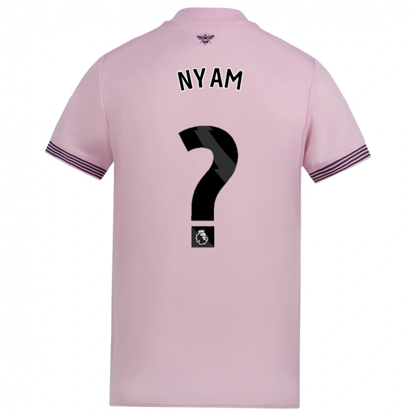 Danxen Men Jenom Nyam #0 Pink Away Jersey 2024/25 T-Shirt