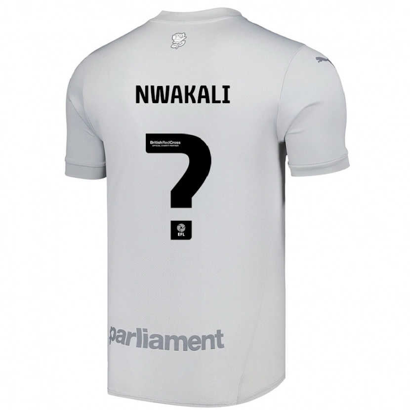 Danxen Men Kelechi Nwakali #0 Silver Gray Away Jersey 2024/25 T-Shirt